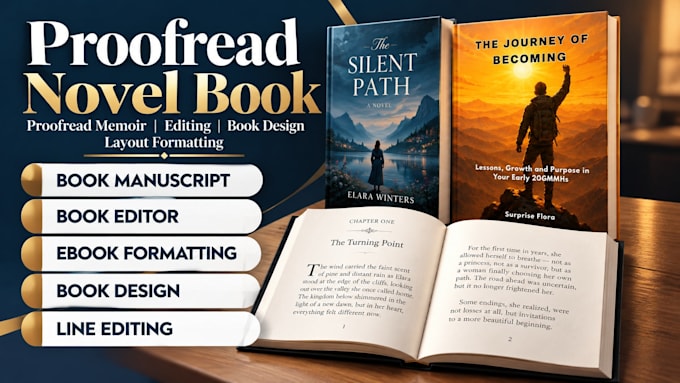 proofread fantasy novel proofread memoir editing book design layout formatting