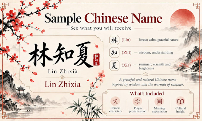 create a unique and meaningful chinese name for you