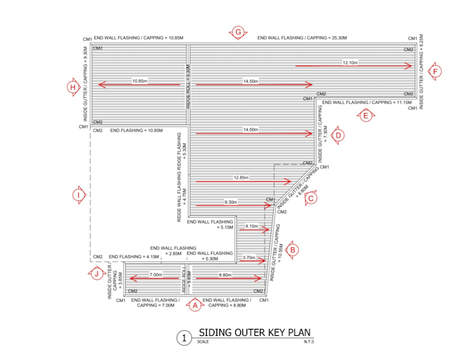 provide roofing material takeoffs, quantity estimates, and cutting lists