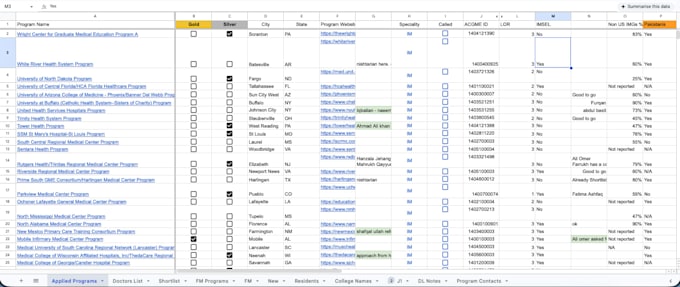 build your verified img residency program list with signal strategy