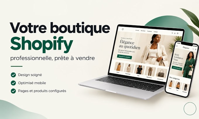 créer une boutique shopify optimisée pas chere
