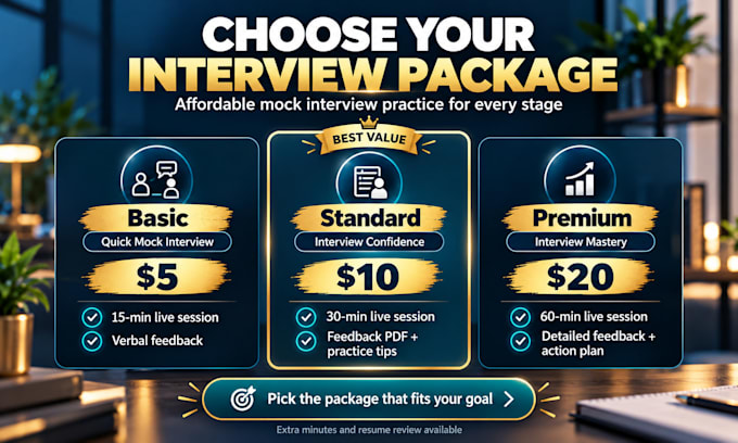 conduct a mock job interview with detailed feedback