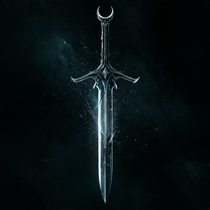 make a fantasy illustration logo