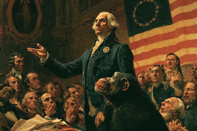 create editorial cartoons and political satire art