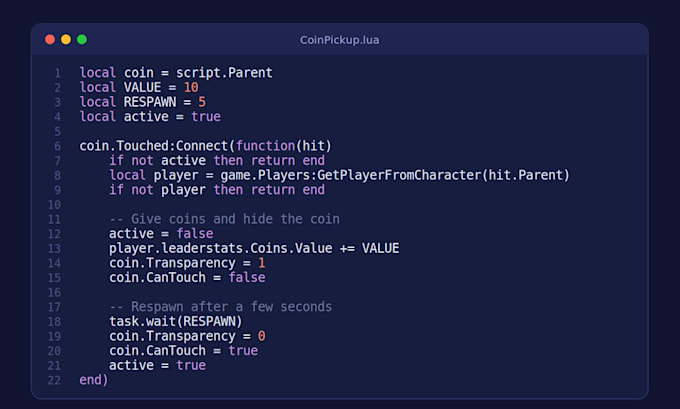 script custom roblox systems in lua