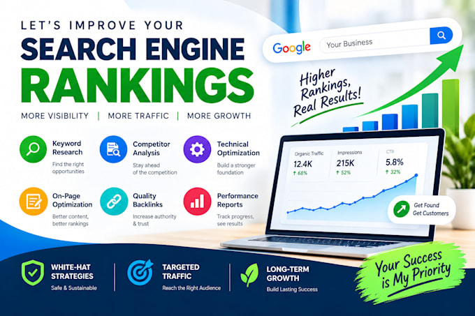 do seo optimization, keyword research, audit and high quality backlinks
