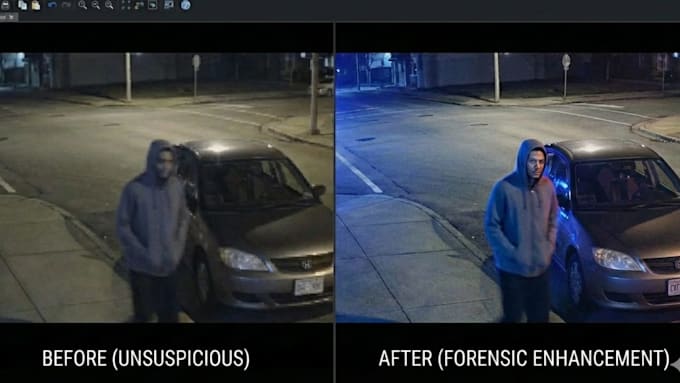 do forensic image enhancement and photo analysis