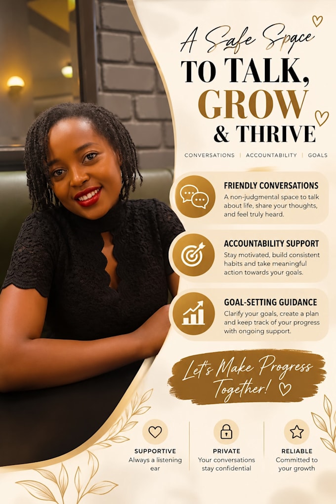 be your conversational friend and accountability partner