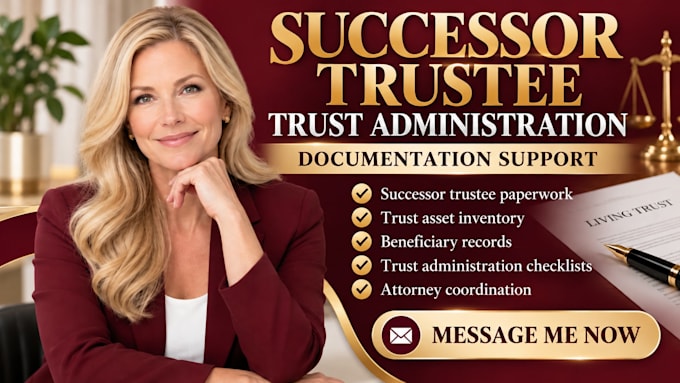 prepare successor trustee and trust administration documents