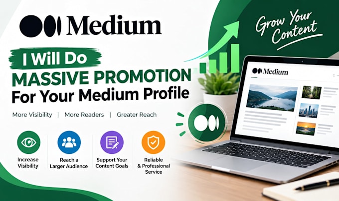 do massive promotion for your medium profile