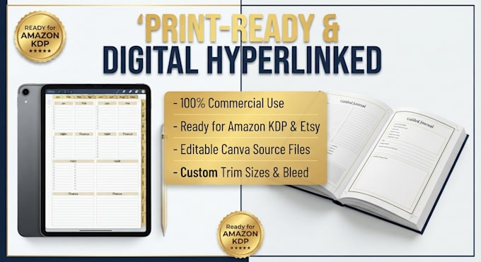 design prayer journal digital journal self help journal KDP low content book