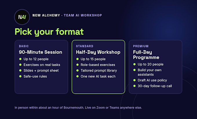 run a practical ai workshop to get your team using ai safely at work