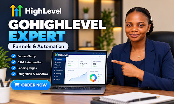 setup go high level workflow, ghl website design, ghl automation, ghl funnels