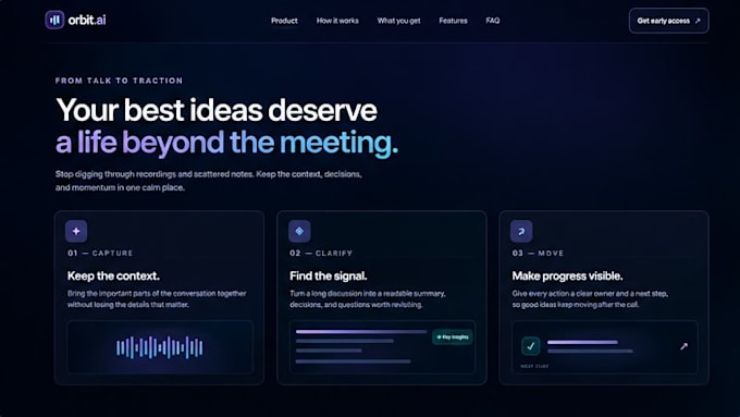 build a responsive landing page