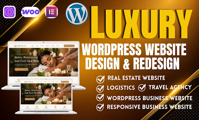 redesign wordpress, revamp wordpress, website redesign wordpress luxury website