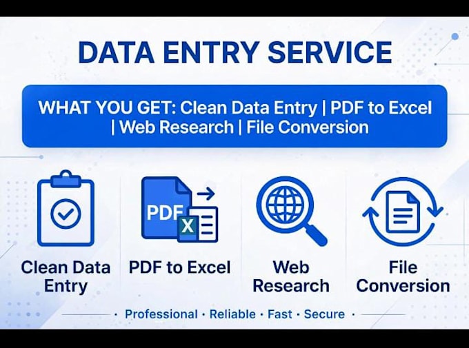 do data entry and copy paste work