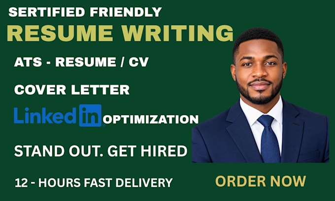 write a professional resume and ats friendly CV