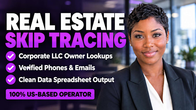 do accurate real estate skip tracing and llc owner lookups