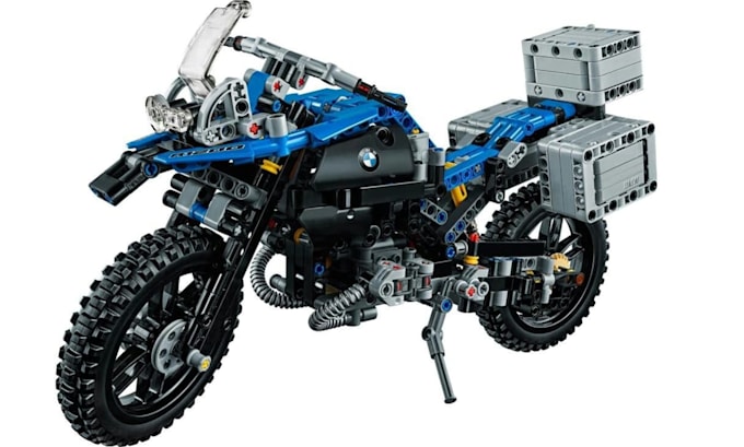 design 3d lego set, moc, technic bike, car, ship with instructions