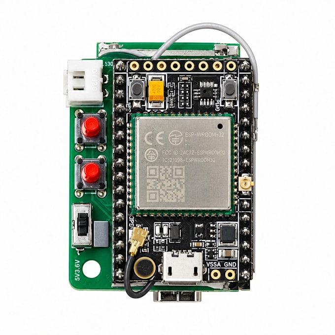 design custom gps tracker pcb gnss GSM lte battery powered iot hardware mcu
