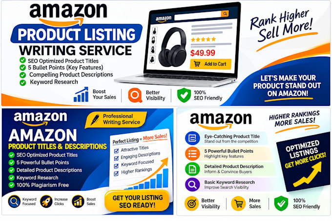 write amazon product titles and descriptions