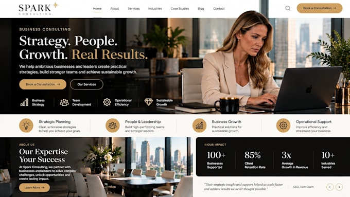 create your business website that drives results