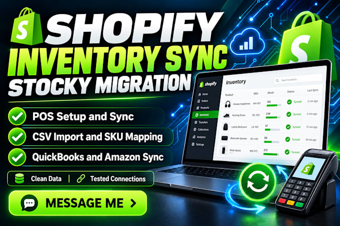 sync shopify inventory shopify pos quickbooks amazon stocky migration csv vormac