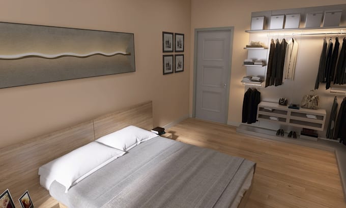 create realistic 3d interior renders for your apartment or real estate li