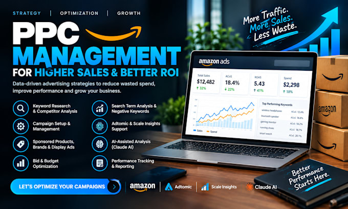 manage and optimize amazon PPC campaigns