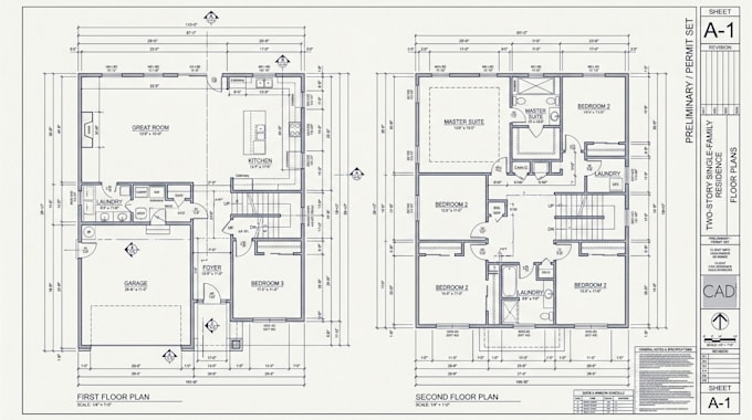 do floor plans, permit ready architectural drawing blueprints in chief architect