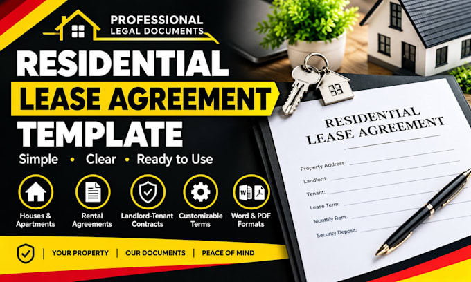 draft a residential lease agreement template