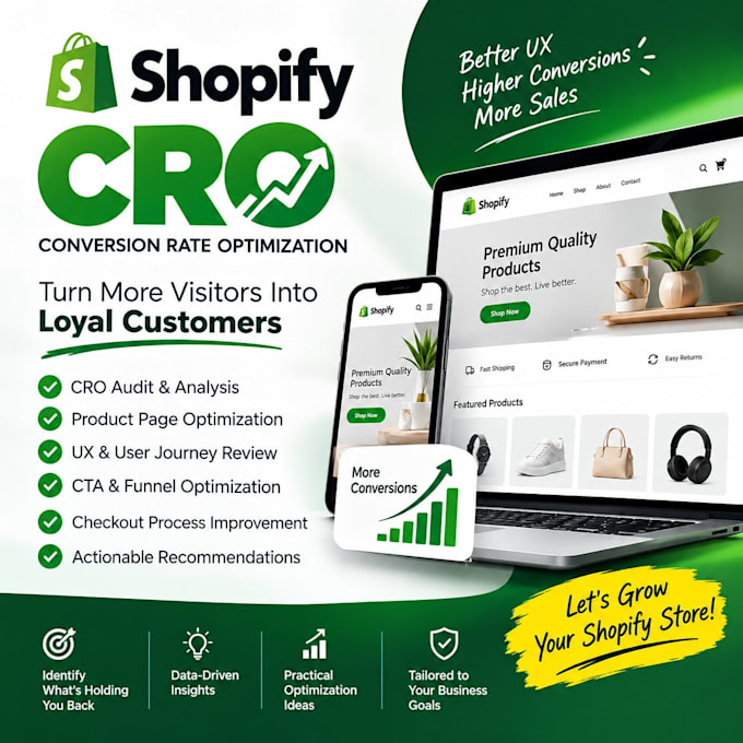optimize your shopify store for better conversion sales