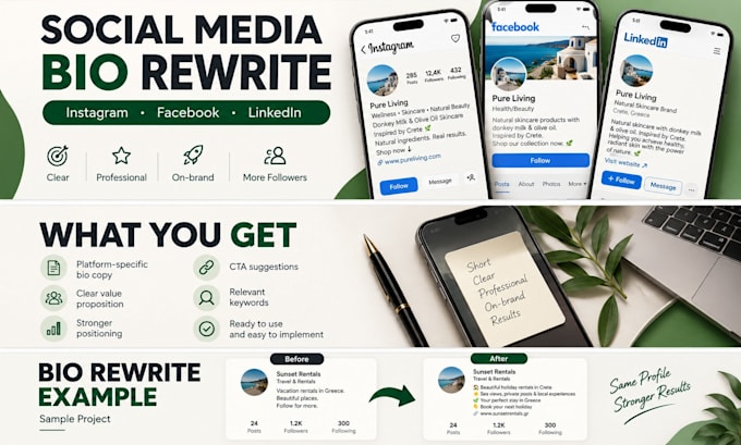rewrite your social media bio