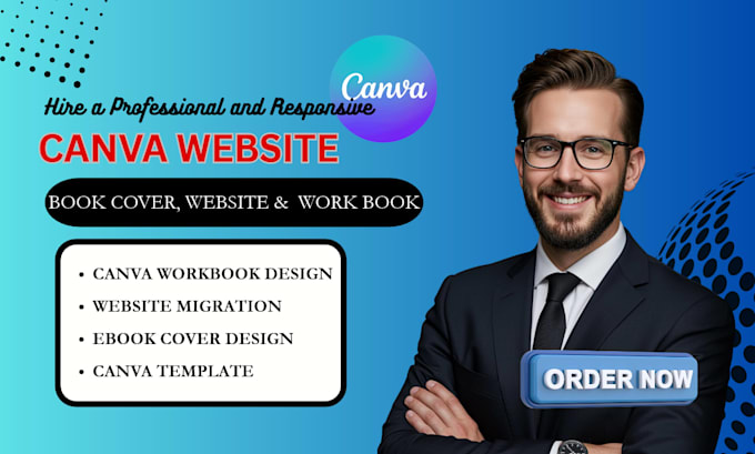 design a professional ugc portfolio website in canva