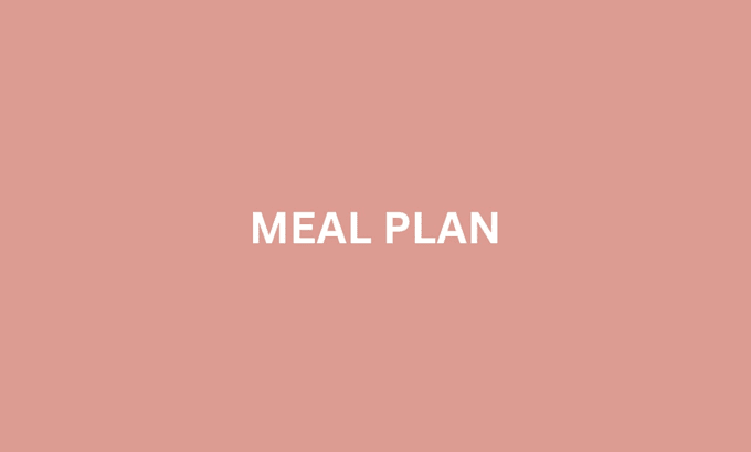 do meal plan for you