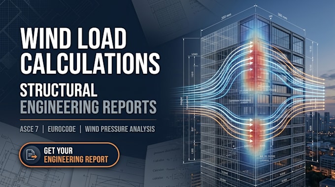 calculate wind loads and prepare detailed structural engineering reports