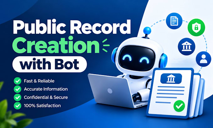 create a custom public record creation with bot