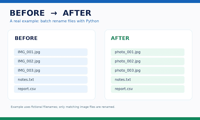 automate file tasks with python scripts