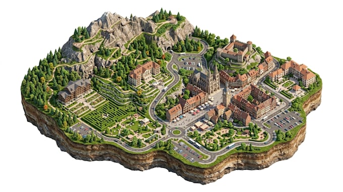 design tourism map, tourist map destination map and visitor guide