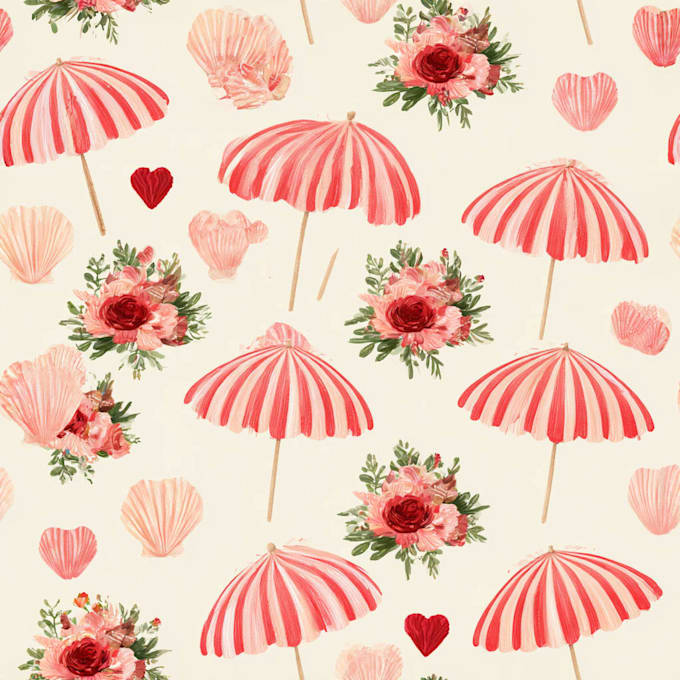 create watercolor seamless pattern