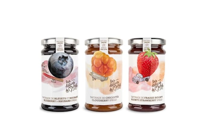 design packaging pouch label design