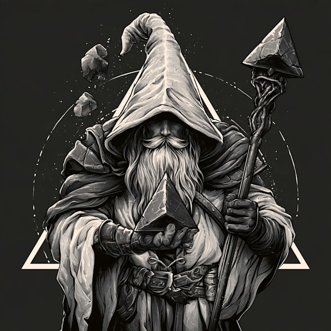 design beasts, monsters, fantasy logo or illustrations