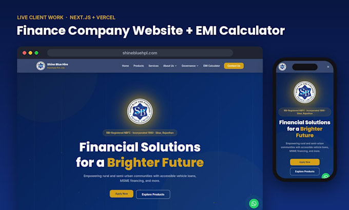 build a fast, responsive nextjs landing page