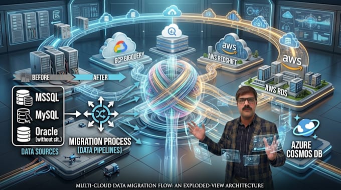 migrate your legacy sql server, oracle, mysql to datawarehouse