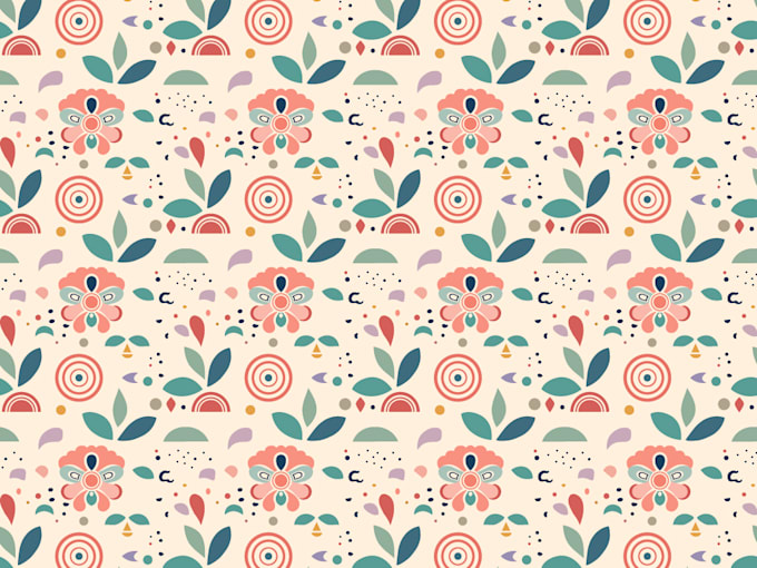 do unique and creative seamless vector patterns design