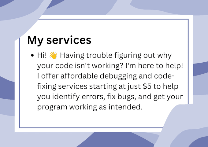 debug your python programs