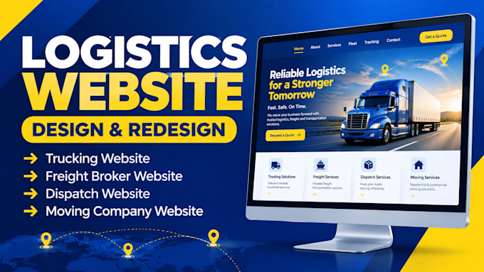 do logistics, trucking, dispatch and moving company websites