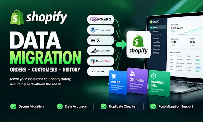 do shopify migration order migration customer migration historical order import