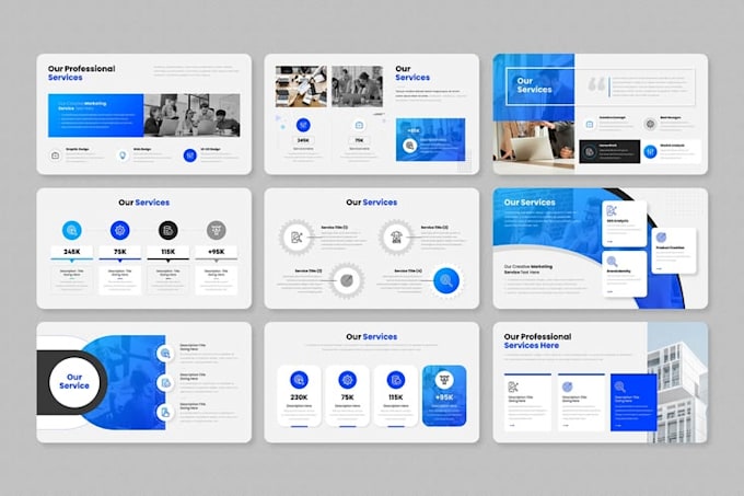 do investor pitch deck, startup pitch deck, presentation template design