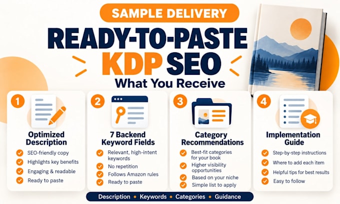 optimize your amazon KDP book listing for SEO